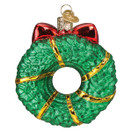 Old World Christmas Christmas Wreath Glass Blown Ornament for Christmas Tree
