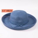 Sun 'N' Sand Women's Sunsational Paper Braid Hat - UPF 50+ - Lightweight Design with Drawstring - 4.5" Up Brim - One Size…