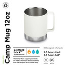 Klean Kanteen 12oz Camp Mug | Matte White