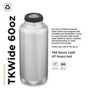Klean Kanteen TK Wide 64 Oz Loop Top Brushed Stainless - Aluminum