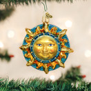 Old World Christmas Ornaments: Outer Space Gifts Glass Blown Ornaments for Christmas Tree, Fanciful Sun, 22034