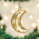 Old World Christmas Celestial Moon Glass Blown Ornament for Christmas Tree