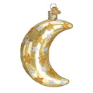 Old World Christmas Celestial Moon Glass Blown Ornament for Christmas Tree