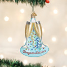 Old World Christmas Ornaments: Adult Beverages Glass Blown Ornaments for Christmas Tree, Champagne Toast (32217)
