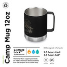 Klean Kanteen 12 oz. Camp Mug Mountain Black