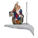 Old World Christmas Spiritual Gifts Glass Blown Ornaments for Christmas Tree Flight to Egypt