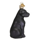Old World Christmas Black Labrador Dog Collection Glass Blown Ornaments for Christmas Tree