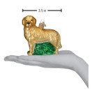 Old World Christmas Ornaments: Dog Collection Glass Blown Ornaments for Christmas Tree, Golden Retriever