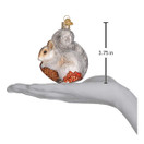 Old World Christmas Ornaments: Wildlife Animals Glass Blown Ornaments for Christmas Tree, Hungry Squirrel