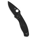 Spyderco Persistence Lightweight Pocket Knife - Durable Black Oxide Blade w/ Bi-Directional Textured FRN Handle - Everyday Carry Folding Knife for Tactical End Users