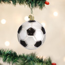 Old World Christmas 2020 Christmas Ornament Soccer Ball Glass Blown Ornament for Christmas Tree