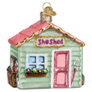 Old World Christmas She Shed Glass Blown Ornament for Christmas Tree