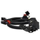 Power Bus Bar Plug with Dual USB Port Charger Compatible with Polaris RZR Pro Ranger Crew XP 2018-2023 (Rectangle + Voltmeter)