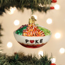 Old World Christmas Poke Bowl Glass Blown Ornament for Christmas Tree