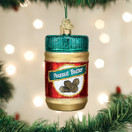 Old World Christmas Various Foods Glass Blown Ornaments for Christmas Tree, Jar of Peanut Butter