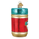 Old World Christmas Various Foods Glass Blown Ornaments for Christmas Tree, Jar of Peanut Butter