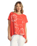 Jess & Jane Round Neck Weekend Top - WK6 (Carmen Bittersweet)