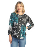 Jess & Jane Women's Sublimation Top | PS3 (Rosette)