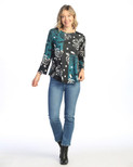 Jess & Jane Women's Sublimation Top | PS3 (Rosette)