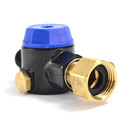 Interstate Pneumatics Water Intel Filter - 3/4" Female NH x 1/2" MNPT | Blue