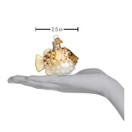 Old World Christmas Fish Collection Glass Blown Ornaments for Christmas Tree Pufferfish