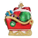 Old World Christmas M&M'S in Sleigh Glass Blown Ornament for Christmas Tree