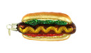 Old World Christmas Ornaments: Ballpark Foods Glass Blown Ornaments for Christmas Tree, Hot Dog