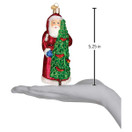 Old World Christmas Ornaments Santa Calling Bird Glass Blown Ornaments for Christmas Tree