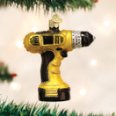 Old World Christmas Ornaments: Contractor Tools Glass Blown Ornaments for Christmas Tree, Power Drill 3.75 x 3.75