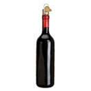 Old World Christmas Glass Blown Ornament Red Wine Bottle (32291)