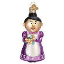 Old World Christmas Cheery Mrs. Claus Glass Blown Ornament for Christmas Tree