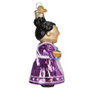 Old World Christmas Cheery Mrs. Claus Glass Blown Ornament for Christmas Tree