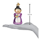 Old World Christmas Cheery Mrs. Claus Glass Blown Ornament for Christmas Tree