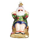 Old World Christmas Ornaments Sunning Santa Glass Blown Ornaments for Christmas Tree