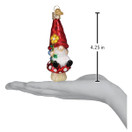 Old World Christmas Garden Gnome Glass Blown Ornament for Christmas Tree
