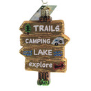 Old World Christmas Ornaments Gone Camping Glass Blown Ornaments for Christmas Tree