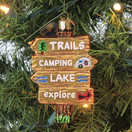 Old World Christmas Ornaments Gone Camping Glass Blown Ornaments for Christmas Tree