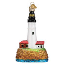 Old World Christmas Portland Head Lighthouse Glass Ornament Free Box 20117 New
