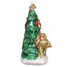 Old World Christmas Animal Collection Glass Blown Ornaments for Christmas Tree Deer Family