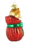 Old World Christmas Lover Collection Glass Blown Ornaments for Christmas Tree, Letting Cat Out