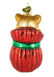 Old World Christmas Lover Collection Glass Blown Ornaments for Christmas Tree, Letting Cat Out
