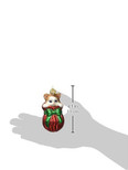 Old World Christmas Lover Collection Glass Blown Ornaments for Christmas Tree, Letting Cat Out