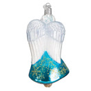 Old World Christmas Angel Collection Glass Blown Ornaments for Christmas Tree Glistening Snowflake