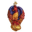 Old World Christmas Fiery Phoenix Glass Blown Ornament for Christmas Tree