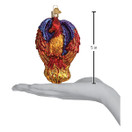 Old World Christmas Fiery Phoenix Glass Blown Ornament for Christmas Tree