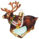 Old World Christmas Ornaments Reindeer Glass Blown Ornaments for Christmas Tree