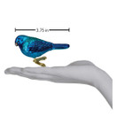 Old World Christmas Indigo Bunting Glass Blown Ornament for Christmas Tree