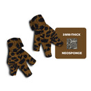 Chicken Shoes for Injured Feet – Protective Neoprene Footwear for Chicken, Open-Toe Design for Bumblefoot Relief, Made in USA - Standard, 3" Max. Inside Width, Leopard
