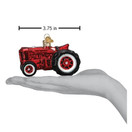 Old World Christmas Ornaments Old Farm Tractor Glass Blown Ornaments for Christmas Tree