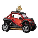 Old World Christmas Ornaments Side by Side ATV Glass Blown Ornaments for Christmas Tree